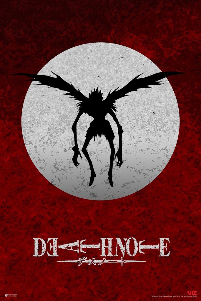 Amazon.com: Death Note Poster - Cool Anime Wall Art, Decorative